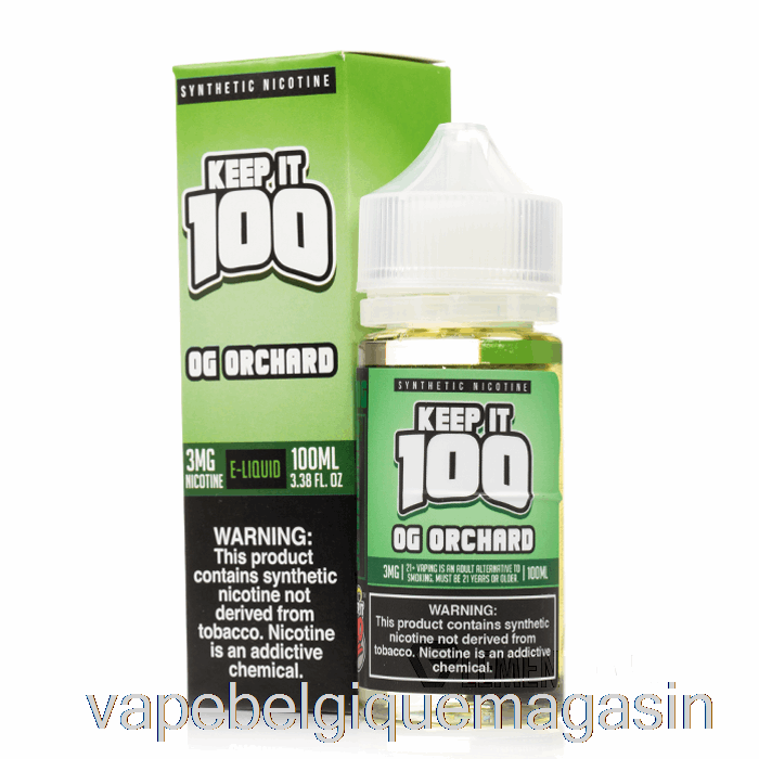 Jus De Vape Et Verger - Gardez-le 100 - 100 Ml 0 Mg